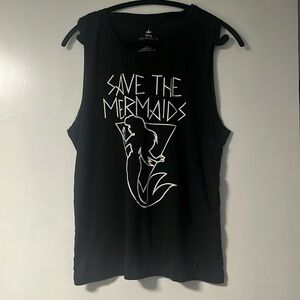 Disney Princess Ariel Muscle Tee Black